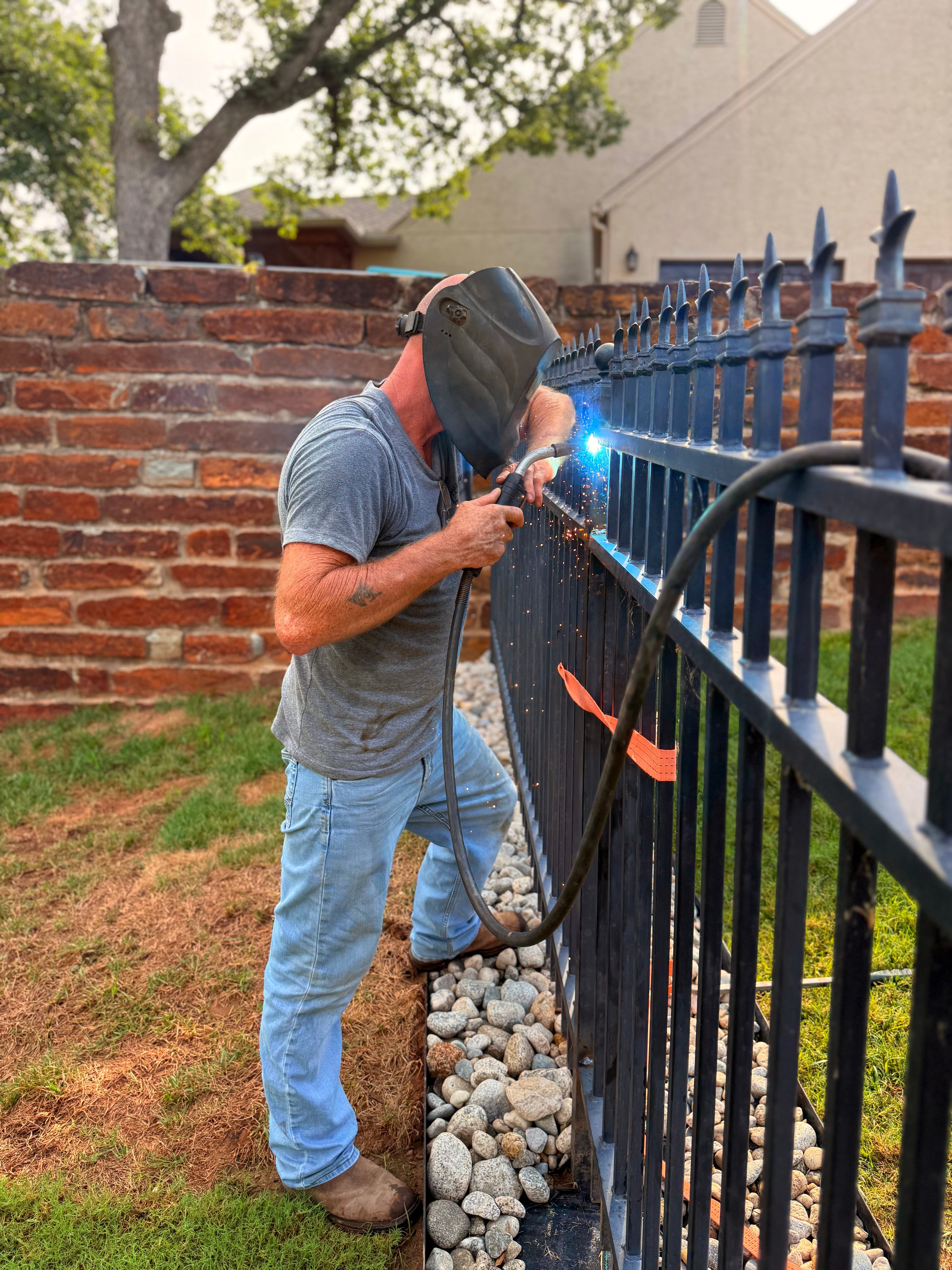 Fence repair service by AAA Fence & Barns in Tulsa, Oklahoma
